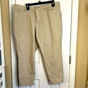 -St Johns Bay Pants Women’s Sz 20 Khaki